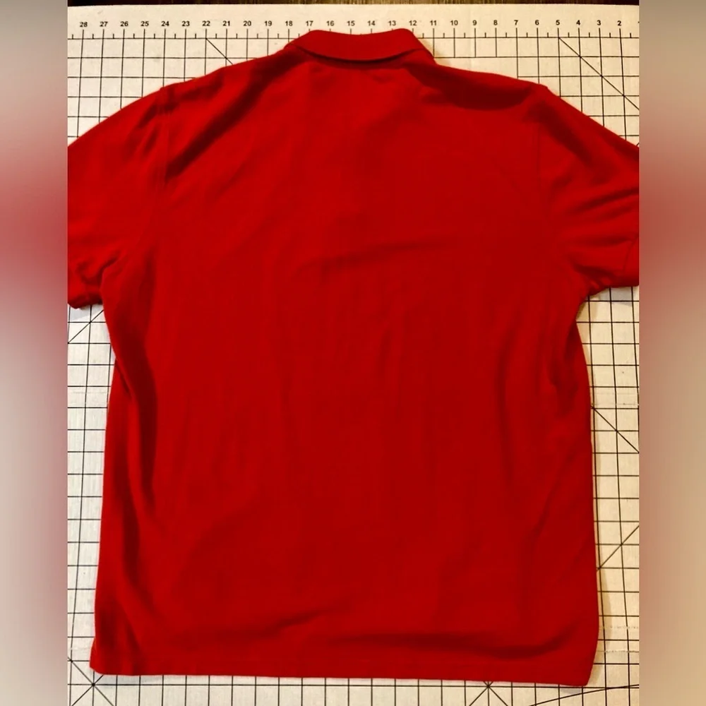 J. Crew‎ Men’s Size Large Red Polo Shirt